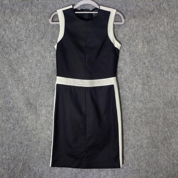 Ax Armani Exchange Dress 2 Colorblock Stretch Business Office Career Feminine - Picture 1 of 12